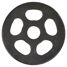 Let's cook 樂司廚品 蜂巢鑄造輔助奶鍋架 直徑約14cm 廚房用, 1個, 黑色