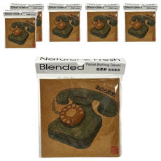 台灣 COSMOS 紙匠 復古小物吸油面紙 電話, 100入, 6包