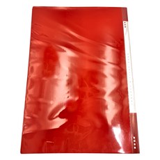 Lan CHYn 連勤牌文具 PP 40入資料簿 B4 LC-3440, 紅色, 1本