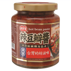 真好家 辣豆瓣醬，不含防腐劑及色素，280g, 1罐