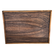 日式原木托盤-胡桃木款【大】, 胡桃木, 1個