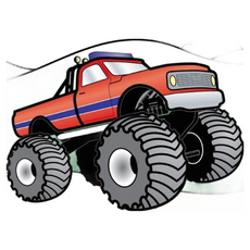 DO-A-DOT ART 點點畫冊：強力卡車創意活動書, 不適用, 1本