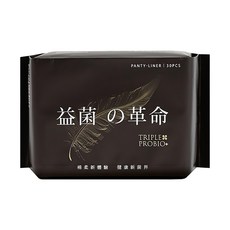 TRIPLE PROBIO 益菌革命 益生菌棉柔護墊, 17cm, 30片, 1包