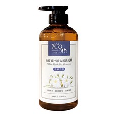 K'9 白麝香控油去屑洗毛精, 添加檜木蒸餾純露, Ecocert認證, 500mL, 1瓶