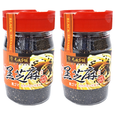 元歲本舖 熟炒黑芝麻粒 嚴選特級黑芝麻 無防腐劑 台灣製造, 150g, 2罐