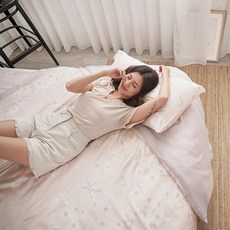 BUHO 布歐 台製300織100%TENCEL 純天絲兩用被, 維娜之戀