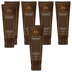 plu Body Balance系列 去角質霜 180g 軟胡桃身體磨砂膏 含魚子醬和膠原蛋白提取物, 6條
