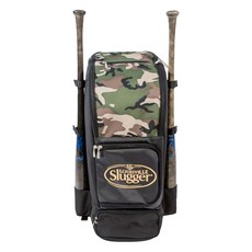 LOUISVILLE Slugger GAMER BAG VI 系列棒壘背包, 大型, 綠迷彩, 1個