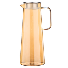 FOREVER 耐熱玻璃把手水壺, 1.35L, 1個, 玫瑰金