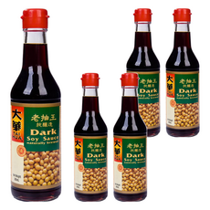 大華醬油 老抽王 特級純釀造 305ml, 5瓶
