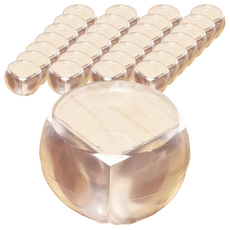 透明防撞角 桌角保護套, 圓形, 30個