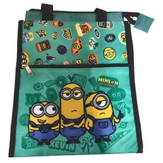 Minions小小兵 直式補習袋, 綠色, 27cm x 30cm x 12cm