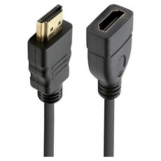 UniSync HDMI公對母高畫質鍍金接頭影音傳輸延長線 1M, 1條