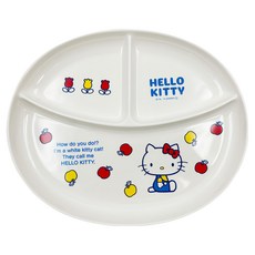 Skater 塑膠餐盤, 25.9 x 21.2 x 2.3cm, Hello Kitty, 1個