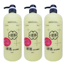 MIST-ON 迷漾 綿羊油潤髮乳, 1L, 3入