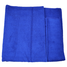 永潔 玻璃巾 超細纖維 柔軟不脫膠 擦拭不殘留 台灣製造, 藍色, 1條