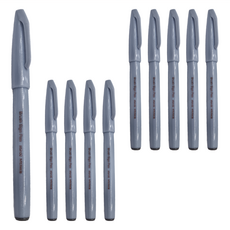 Pentel 柔繪筆 SES15C-N2X 月白 Set, 1色, 1盒