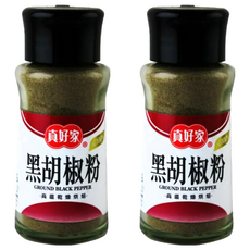 真好家 黑胡椒粉 - 高溫乾燥烘焙, 30g, 2瓶