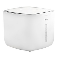 時尚大開口彈蓋防蟲儲米桶, 灰色, 1個