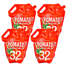 十全 番茄醬 番茄天然風味 酸甜適中, 3.2kg, 4包