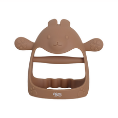 tgm 白金矽膠手套型固齒器, 95 x 115mm, 兔兔巧克力, 1個