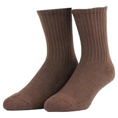 FOOTER Ultra 素色極暖登山羊毛襪 厚氣墊 W191 L(24~27cm) 摩卡色, 1雙