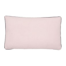 ahtty blanc 三層紗兒童枕頭 附枕套 枕套可拆卸, 淺粉色, 30 x 50cm