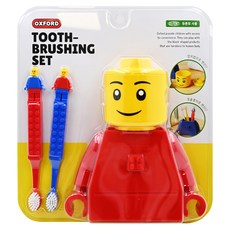 OXFORD TOY 樂高造型兒童牙刷 2入組, 1組