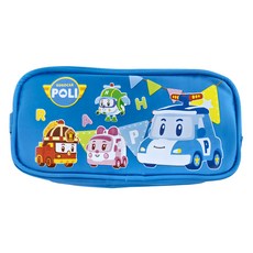 ROBOCAR POLI 波力 雙拉鏈筆袋, POWPK260-2, 1個