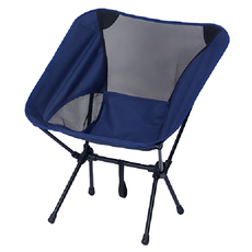 U-mop 超輕量露營折疊月亮椅 小, 藏青色, 1個