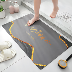 硅藻泥軟地墊 C510 2個, 金奢玉葉