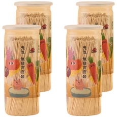 麥個麵子 元氣無鹽寶寶麵 全麥 全素可食, 250g, 4瓶