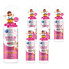 毛寶 抗菌織物清新噴霧 99.9%除菌 火鍋味/燒肉味一噴除臭, 250g, 6瓶