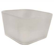 NC 納川 抽屜整理盒 小盒 8.5 x 8.5 x5cm 10個, 磨砂透明白色, 1組