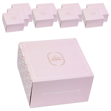 博美包裝 抽屜型t18磚屬於你-粉 (10入) 桌面收納盒組, 簡約風格, 辦公室收納, 1組