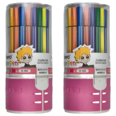 TEMPO 節奏牌 酷筆 節奏H-160彩色筆 36色, 2罐