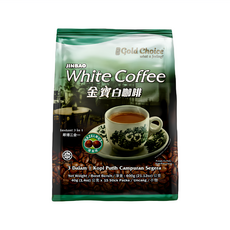 Gold Choice 金寶 即溶榛果白咖啡 600g 榛果風味, 40g, 15入, 1袋