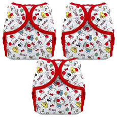 THiRSTiES 魔鬼氈防水尿布兜 SANRIO聯名款 (8-18kg), Hello Kitty My Friends, 3件