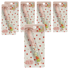 Sumikkogurashi 角落生物 小夥伴圓型筆式剪刀, 甜點, 6支