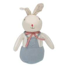 VERSA 布偶沙包門擋 可愛造型 居家安全防護 柔軟舒適觸感, 1個, 圍裙兔