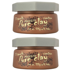 橙采 異髮族 自由創作沙龍造型髮泥 - 低光澤度, 淡香, 不油膩, 125g, 2罐