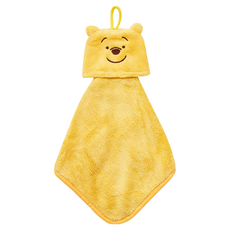 ONEDER 旺達棉品 小熊維尼系列 造型超細擦手巾, 39x21cm, WP-DO003, 1條