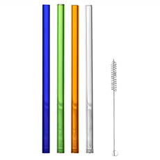 瑞典 BYON 玻璃吸管 15cm, 4支, 1組