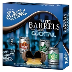 E.Wedel 綜合雞尾酒酒桶造型巧克力, 200g, 1盒