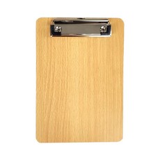 小麥購物 文件夾板 A4大款 222g, 4個, 原木色