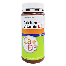 Sanct Bernhard 草本聖伯納德 鈣 + 維生素D3, 1.31g, 150顆, 1罐