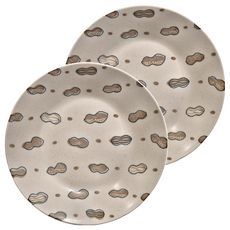 JUST HOME 日本好事 花生9吋湯盤, 2件組(24 x 4cm), 好事花生, 1組