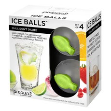 prepara 沛樂生活 冰球製冰盒套組, 混色, 6.5cm, 1組