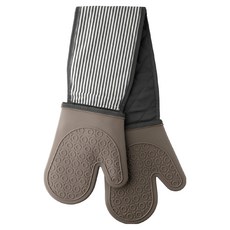 taylor's eye witness 止滑矽膠連體隔熱手套, 1個, 灰棕色