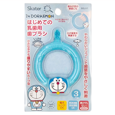 Skater 幼兒乳牙練習圓握刷 哆啦A夢 3個月以上, 藍色, 1個, 1支